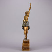 Demetre Chiparus Vedette - Art Deco Bronze- Hickmet Fine Arts