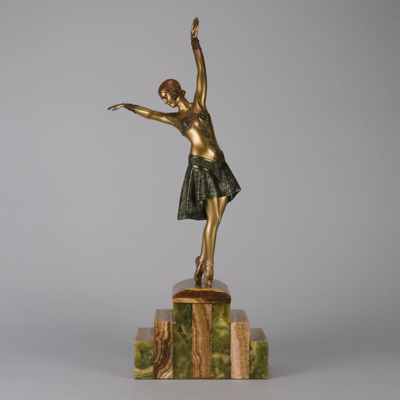Chiparus Vedette - Demetre Chiparus Bronze - Hickmet Fine Arts