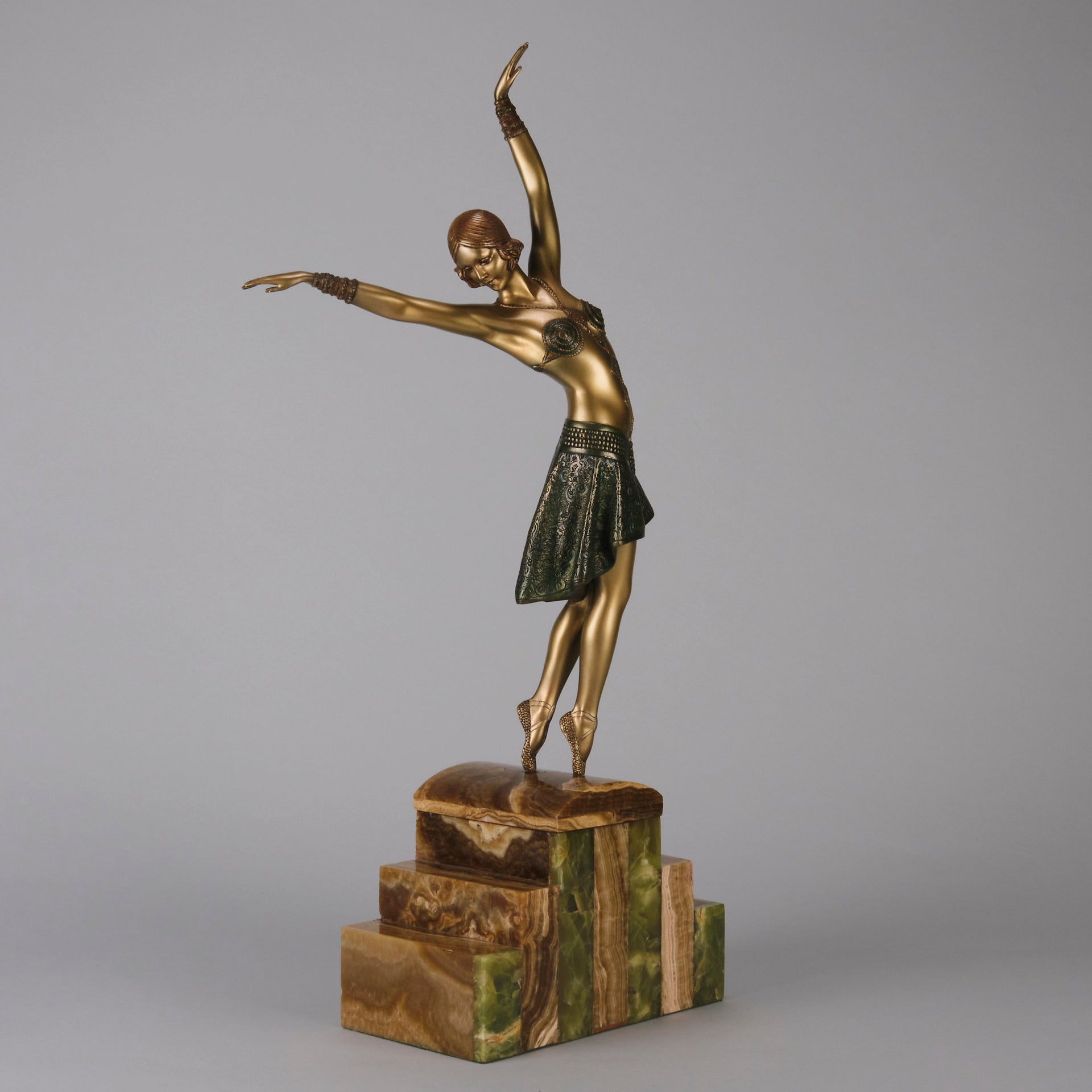 Chiparus Vedette - Demetre Chiparus Bronze - Hickmet Fine Arts