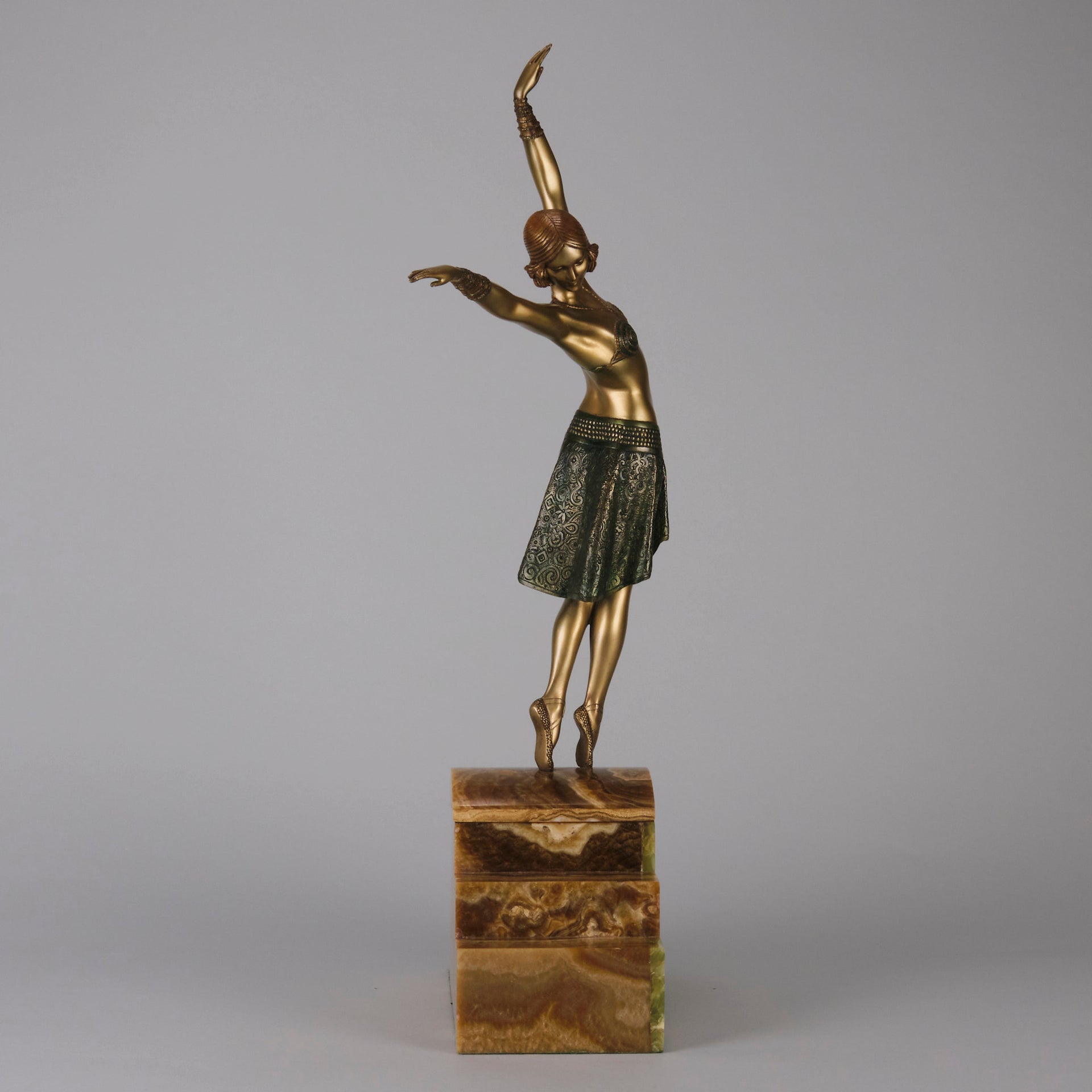 Chiparus Vedette - Demetre Chiparus Bronze - Hickmet Fine Arts