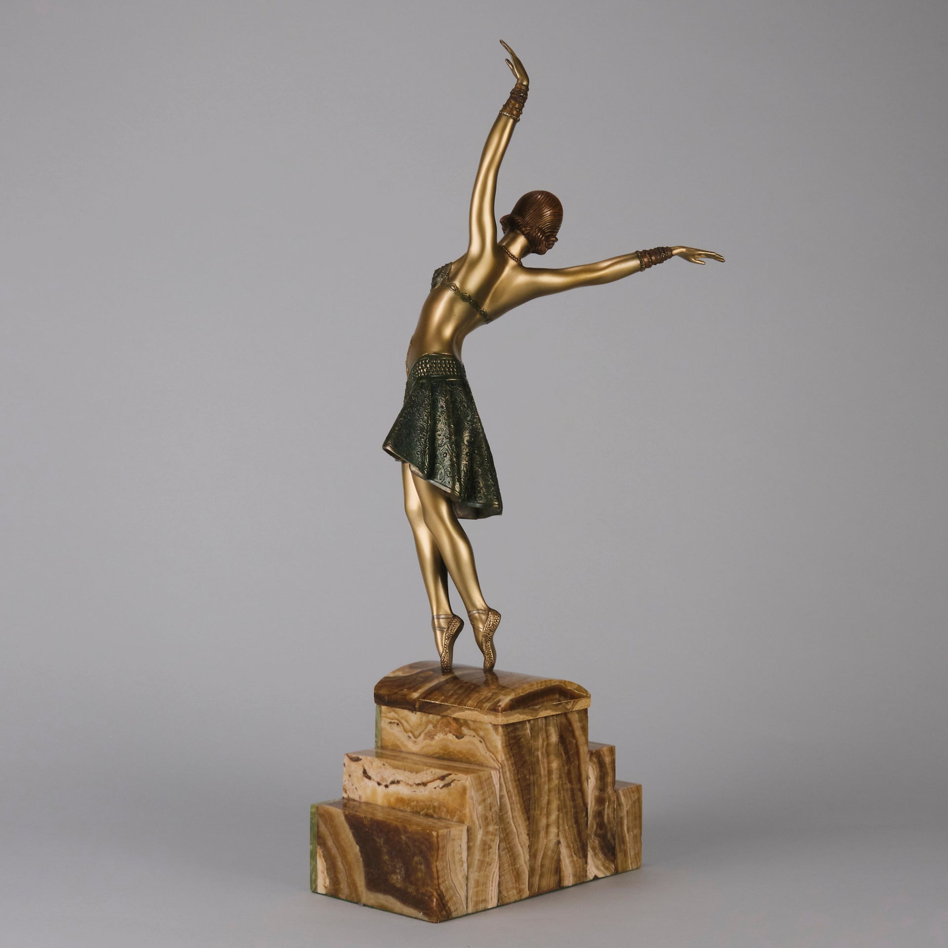 Chiparus Vedette - Demetre Chiparus Bronze - Hickmet Fine Arts