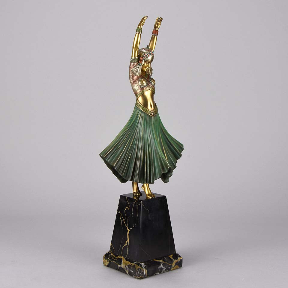 Chiparus Hindu Dancer Art Deco Bronze