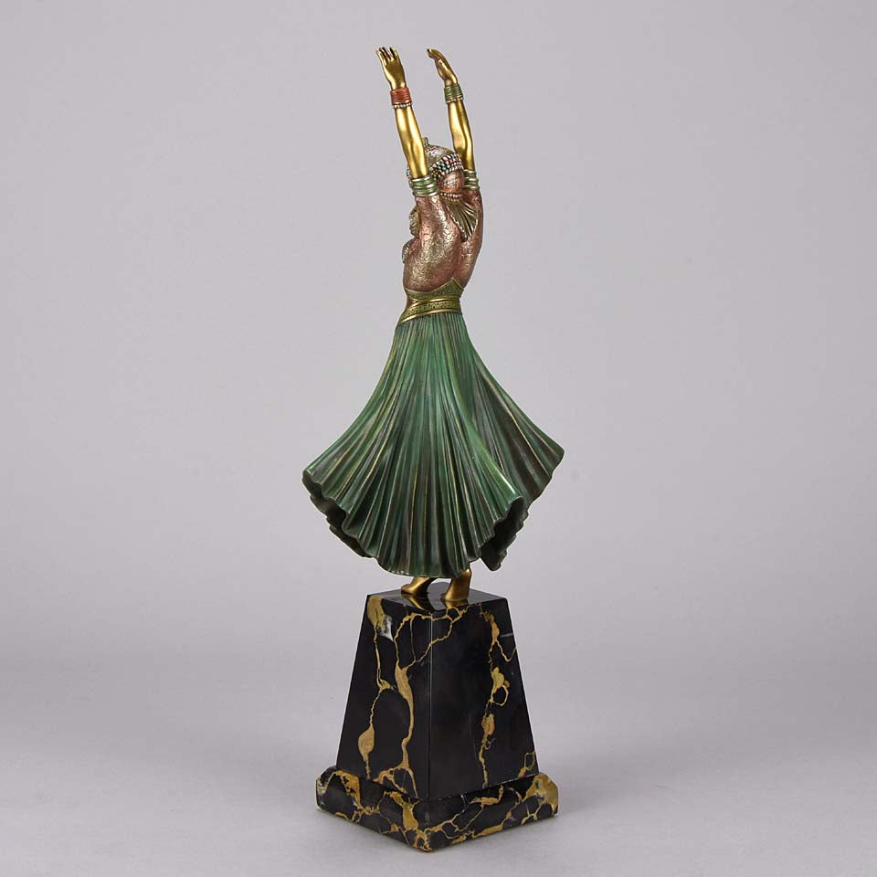 Chiparus Hindu Dancer Art Deco Bronze