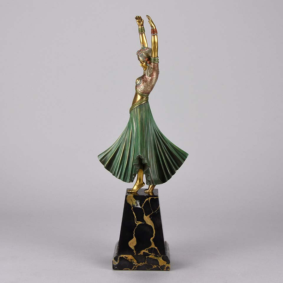 Chiparus Hindu Dancer Art Deco Bronze