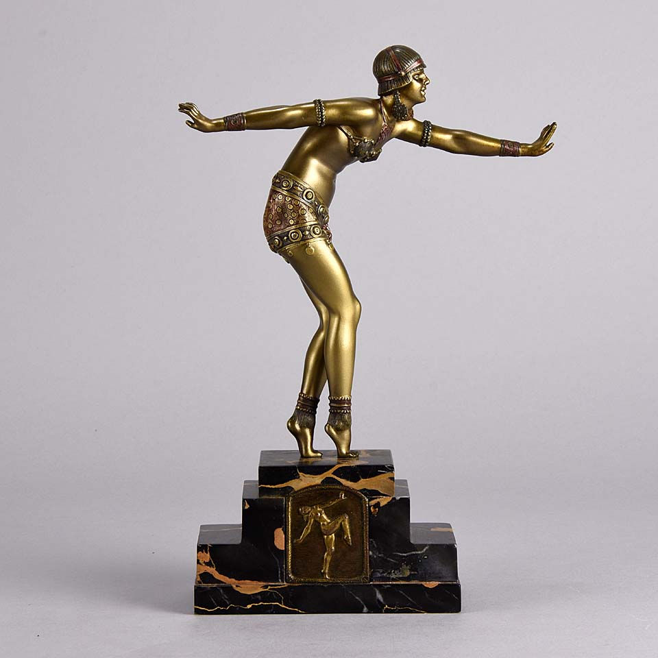 Demetre Chiparus - Art Deco Bronze Dancer - Phoenician Dancer - Hickmet Fine Arts