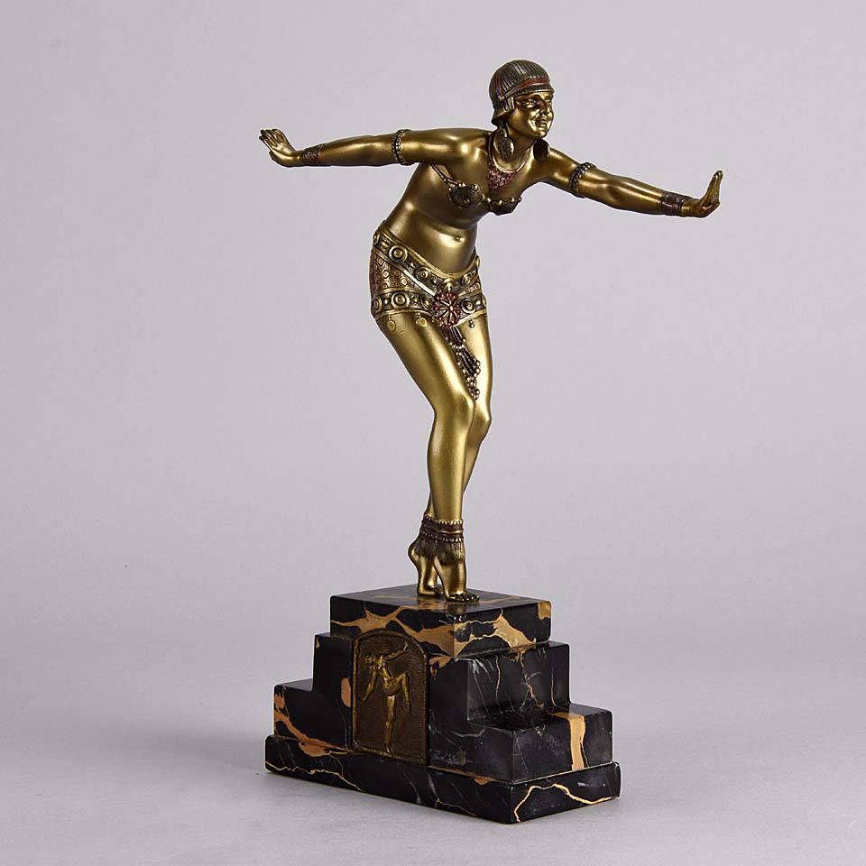 Demetre Chiparus - Art Deco Bronze Dancer - Phoenician Dancer - Hickmet Fine Arts