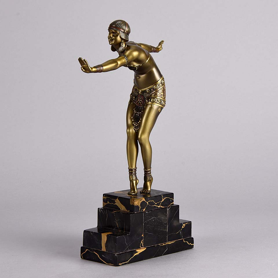 Demetre Chiparus - Art Deco Bronze Dancer - Phoenician Dancer - Hickmet Fine Arts