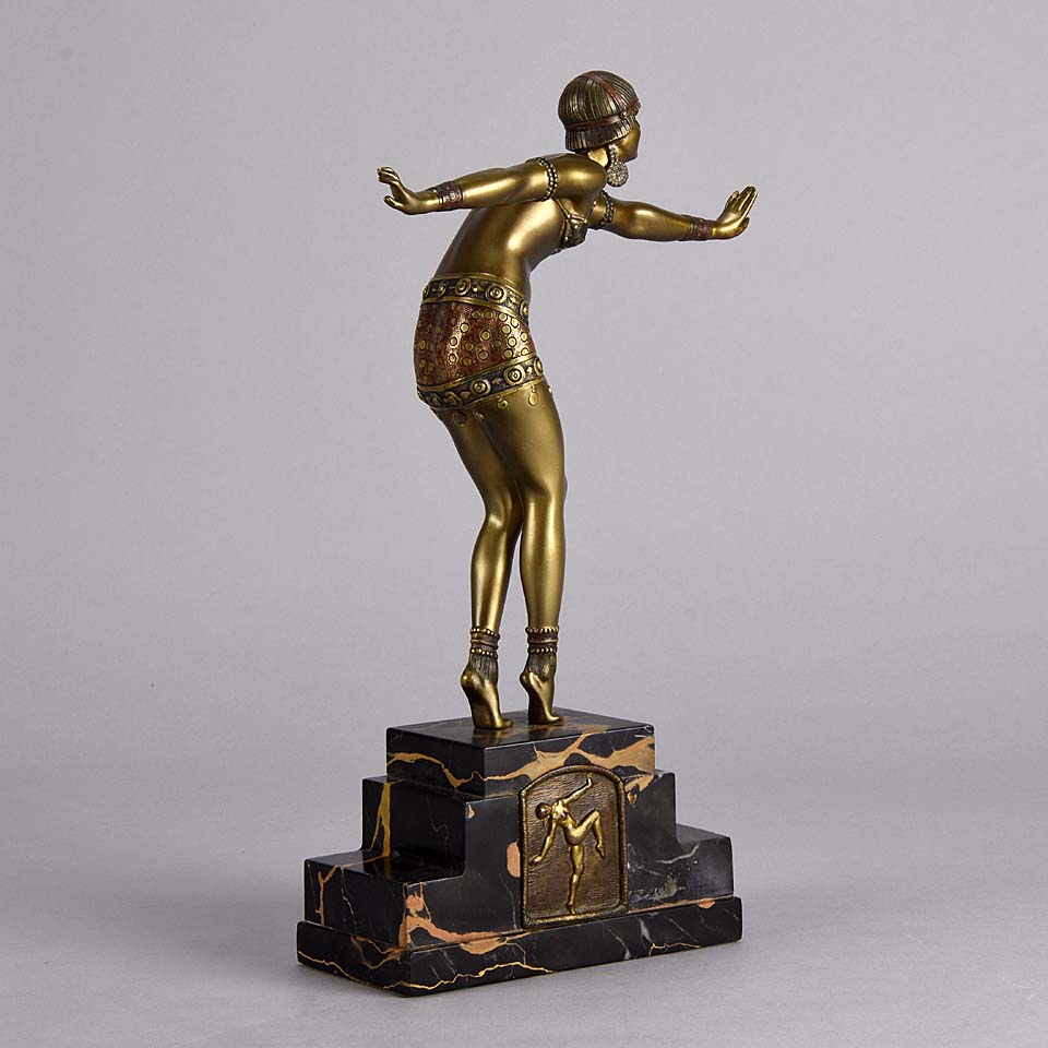 Demetre Chiparus - Art Deco Sculpture - Phoenician Dancer