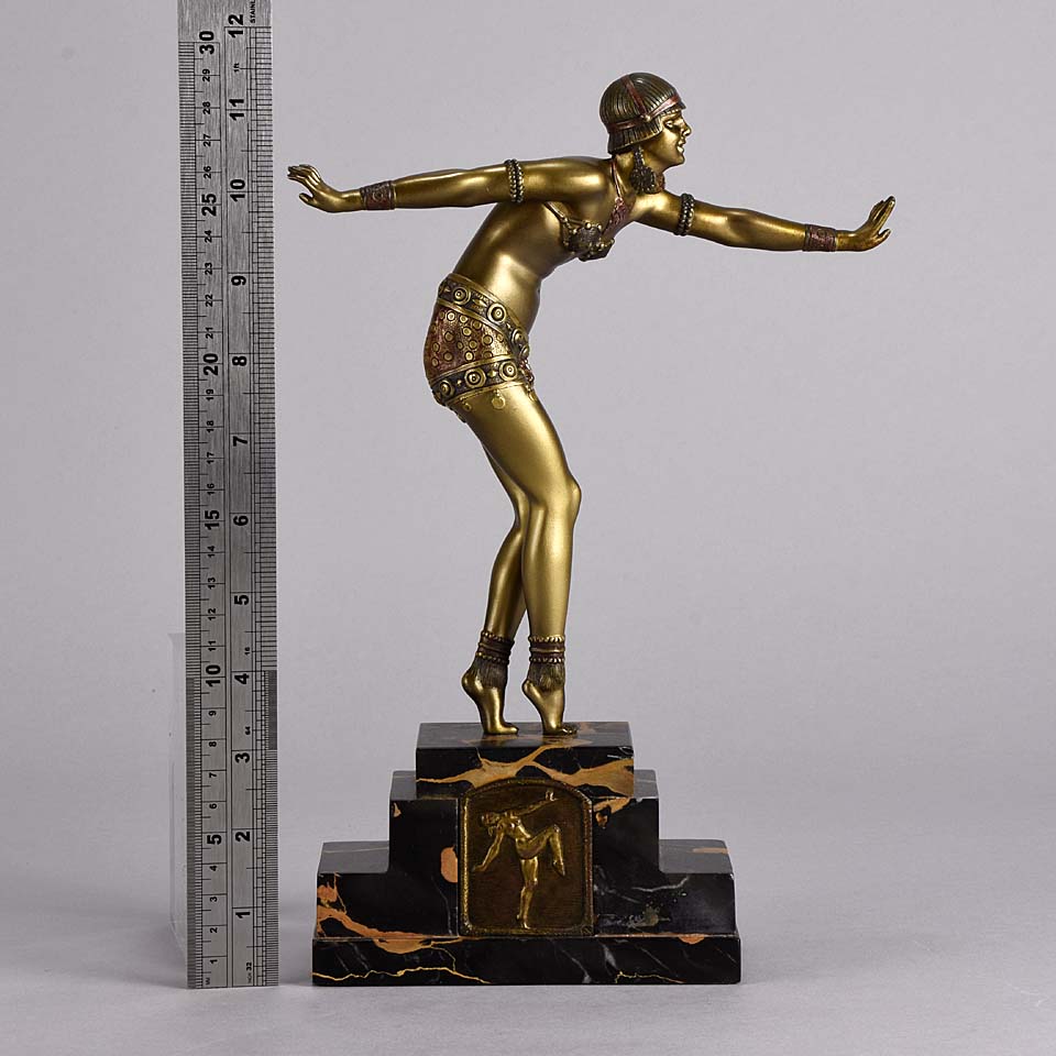 Demetre Chiparus - Art Deco Sculpture - Phoenician Dancer