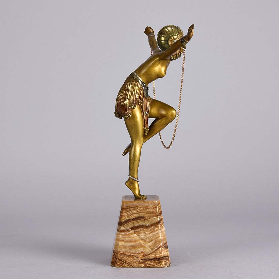 Demetre Chiparus Chain Dancer - Art Deco Figure - Hickmet Fine Arts