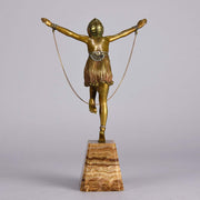 Demetre Chiparus Chain Dancer - Art Deco Figure - Hickmet Fine Arts