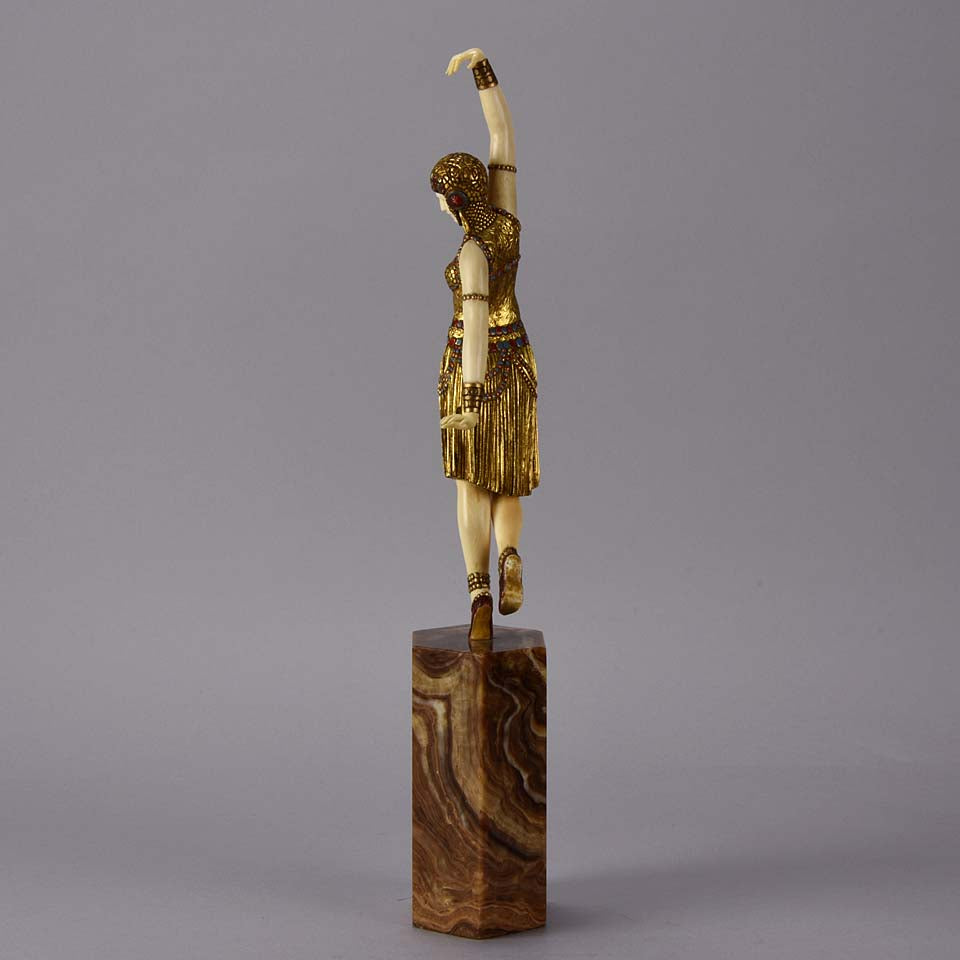 Dancer of Lebanon - Original Chiparus Bronze - Jeroen Markies Art Deco