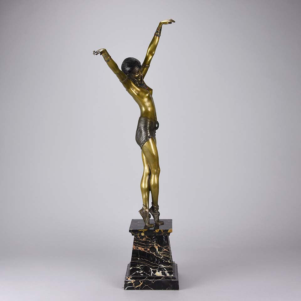 Demetre Chiparus Egyptian Dancer - Art Deco Figure - Hickmet Fine Arts