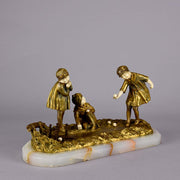 Demetre Chiparus Art Deco Sculpture - Jeu des Quilles - Chiparus Bronze - Hickmet Fine Arts