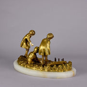 Demetre Chiparus Art Deco Sculpture - Jeu des Quilles - Chiparus Bronze - Hickmet Fine Arts