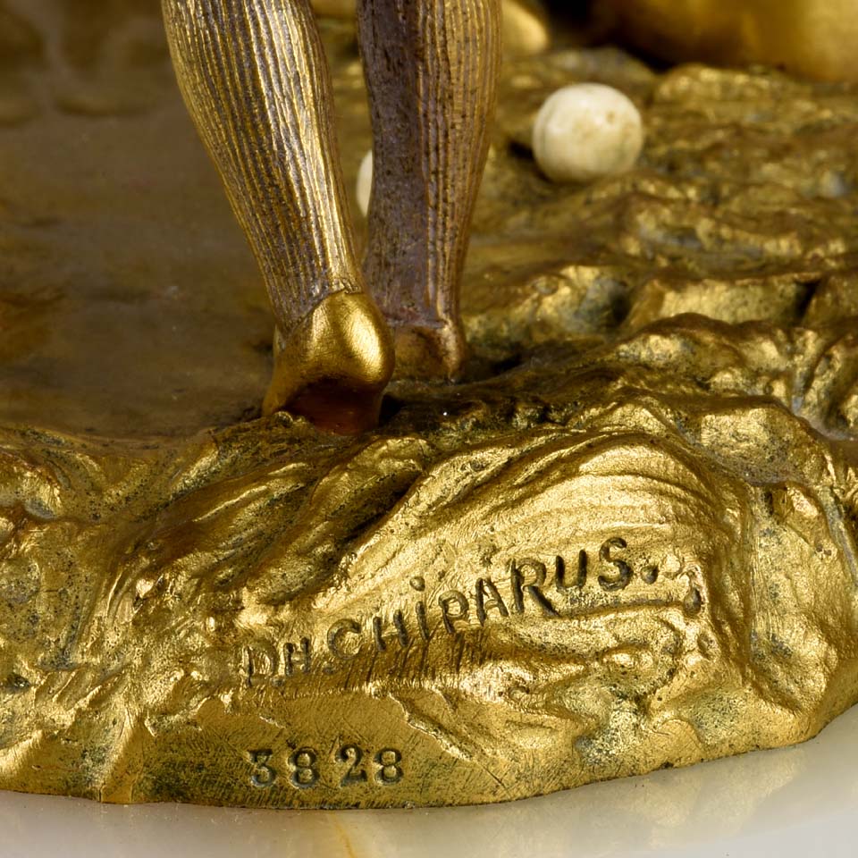 Demetre Chiparus Art Deco Sculpture - Jeu des Quilles - Chiparus Bronze - Hickmet Fine Arts