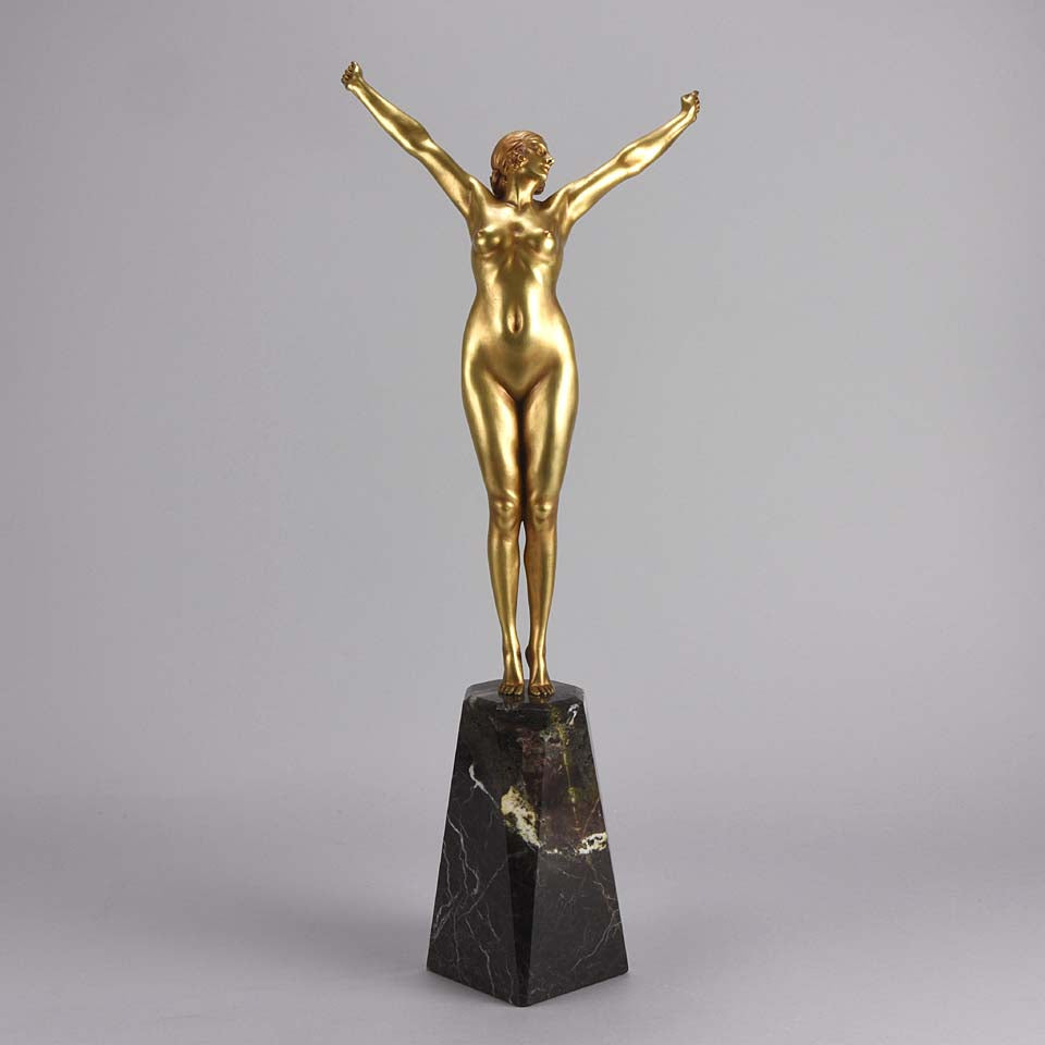 Demetre Chiparus Le Reveil Bronze Figure