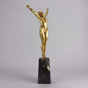 Demetre Chiparus Le Reveil Bronze Figure