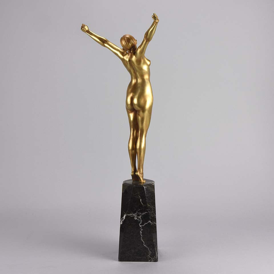 Demetre Chiparus Le Reveil Bronze Figure