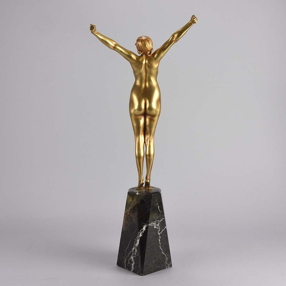 Demetre Chiparus Le Reveil Bronze Figure