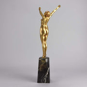 Demetre Chiparus Le Reveil Bronze Figure