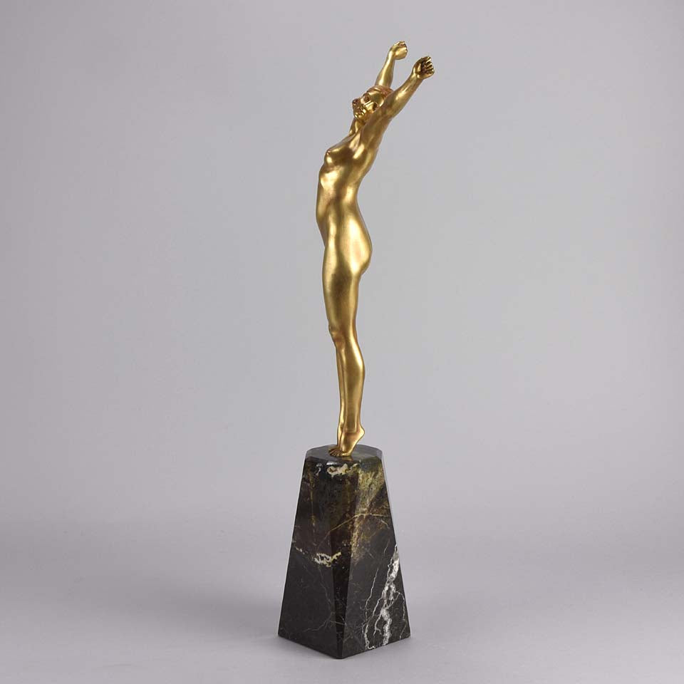 Demetre Chiparus Le Reveil Bronze Figure