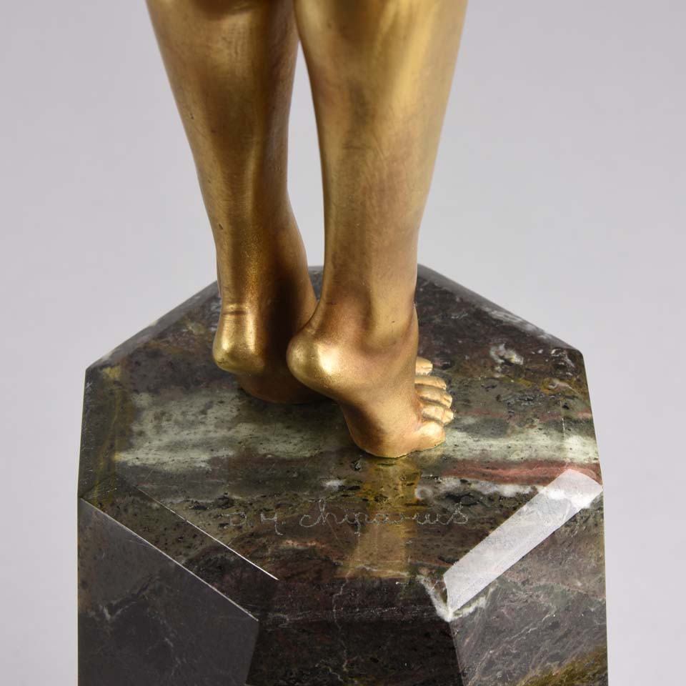 Demetre Chiparus Le Reveil Bronze Figure