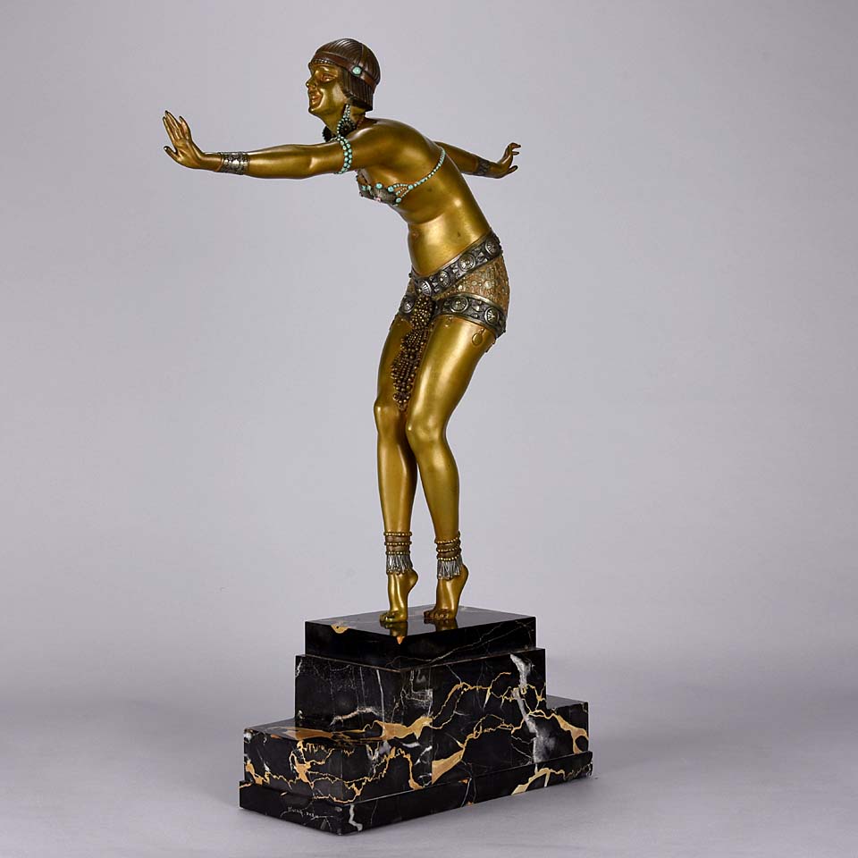 Demetre Chiparus Art Deco Bronze figure 
