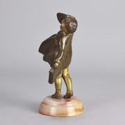 Chiparus Windy Day Art Deco Bronze