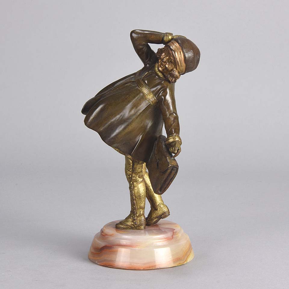 Chiparus Windy Day Art Deco Bronze