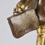 Chiparus Windy Day Art Deco Bronze