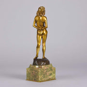 Joseph Descomps Art Deco Bronze - Nude by Descomps - Hickmet Fine Arts
