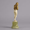 Alonzo Art Deco Bronze & Ivory Figure