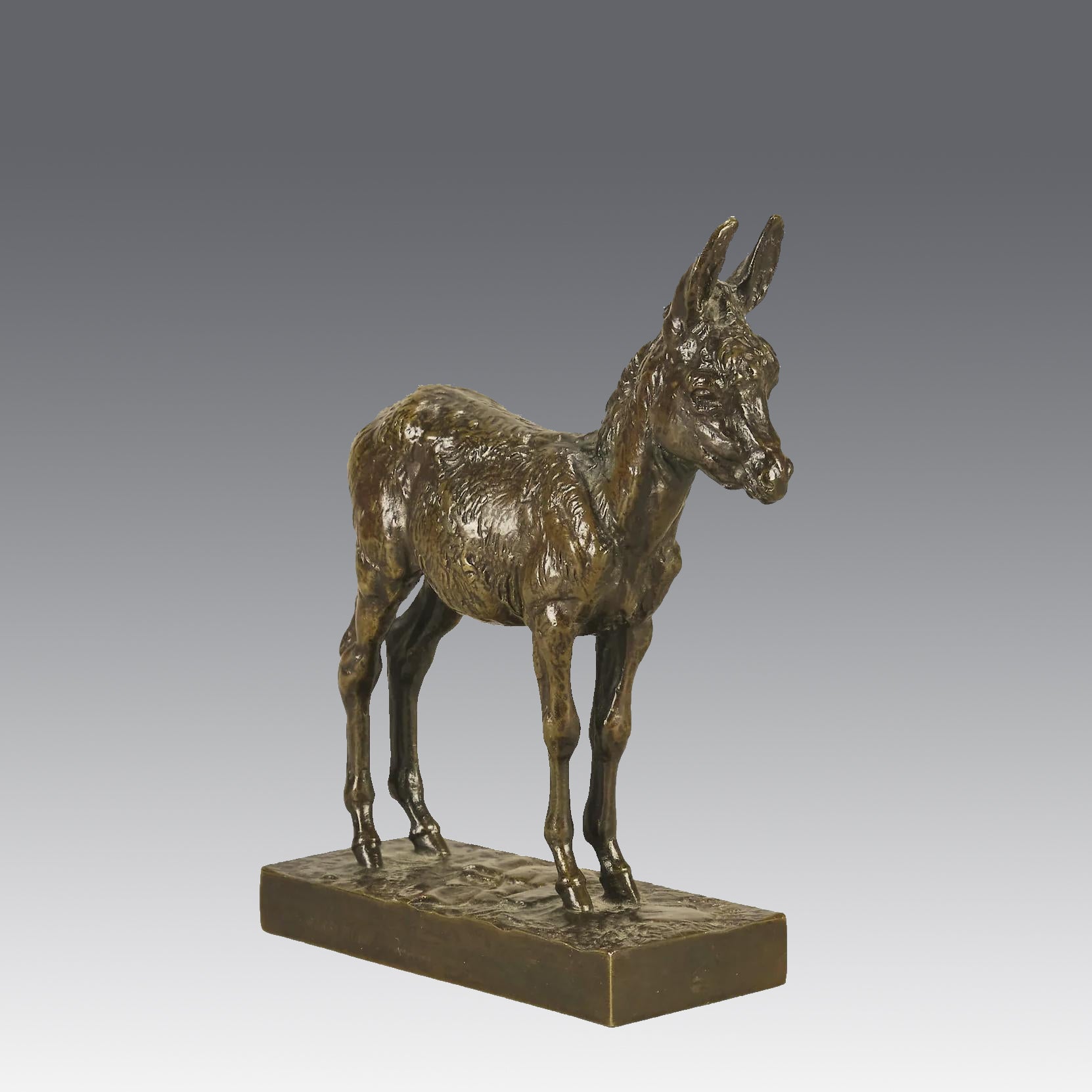 Âne Debout - Fremiet Donkey Bronze - Hickmet Fine Arts