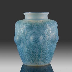 Art Deco Glass - Lalique Vase - Domrémy - Lalique for sale - Lalique Glass for sale - Rene Lalique Glass - Hickmet Fine Arts