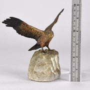 ‘Eagle on a Rock’ Bronze by Bergman