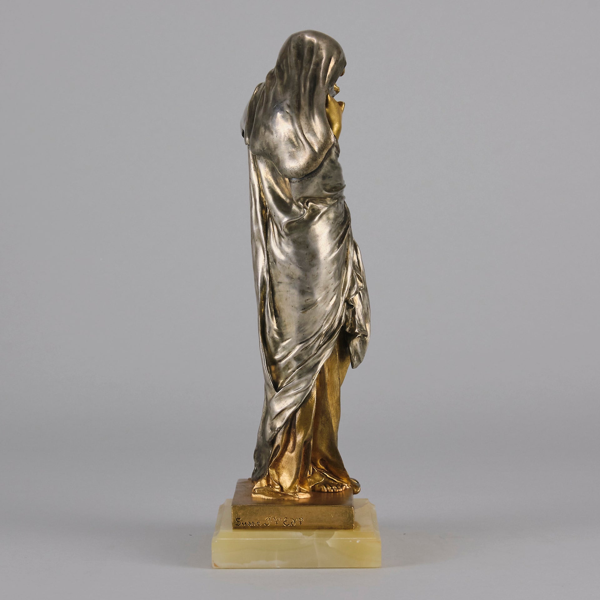 Antique Bronze - Nature Revealing her Secrets to Science - Ernest Barrias - Bronze statues for sale - Bronze sculptures for sale - Antique bronze statues - Hickmet Fine Arts