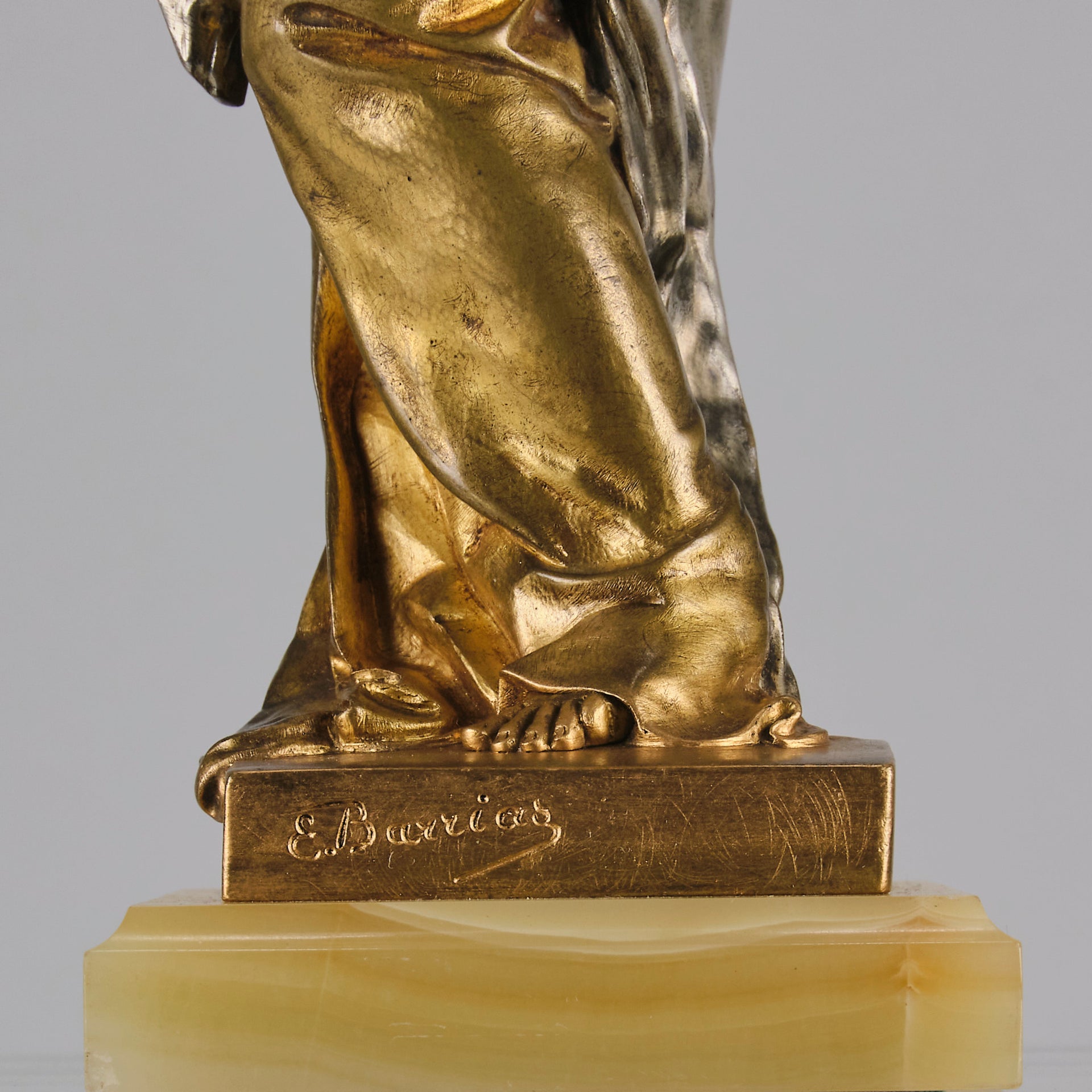 Antique Bronze - Nature Revealing her Secrets to Science - Ernest Barrias - Bronze statues for sale - Bronze sculptures for sale - Antique bronze statues - Hickmet Fine Arts