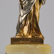 Antique Bronze - Nature Revealing her Secrets to Science - Ernest Barrias - Bronze statues for sale - Bronze sculptures for sale - Antique bronze statues - Hickmet Fine Arts