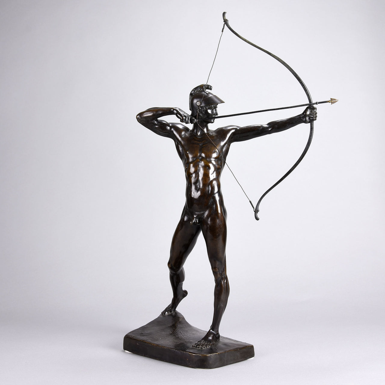 Bogenschutze - Art Deco Bronze Sculptures - E M Geiger