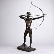 Bogenschutze - Art Deco Bronze Sculptures - E M Geiger