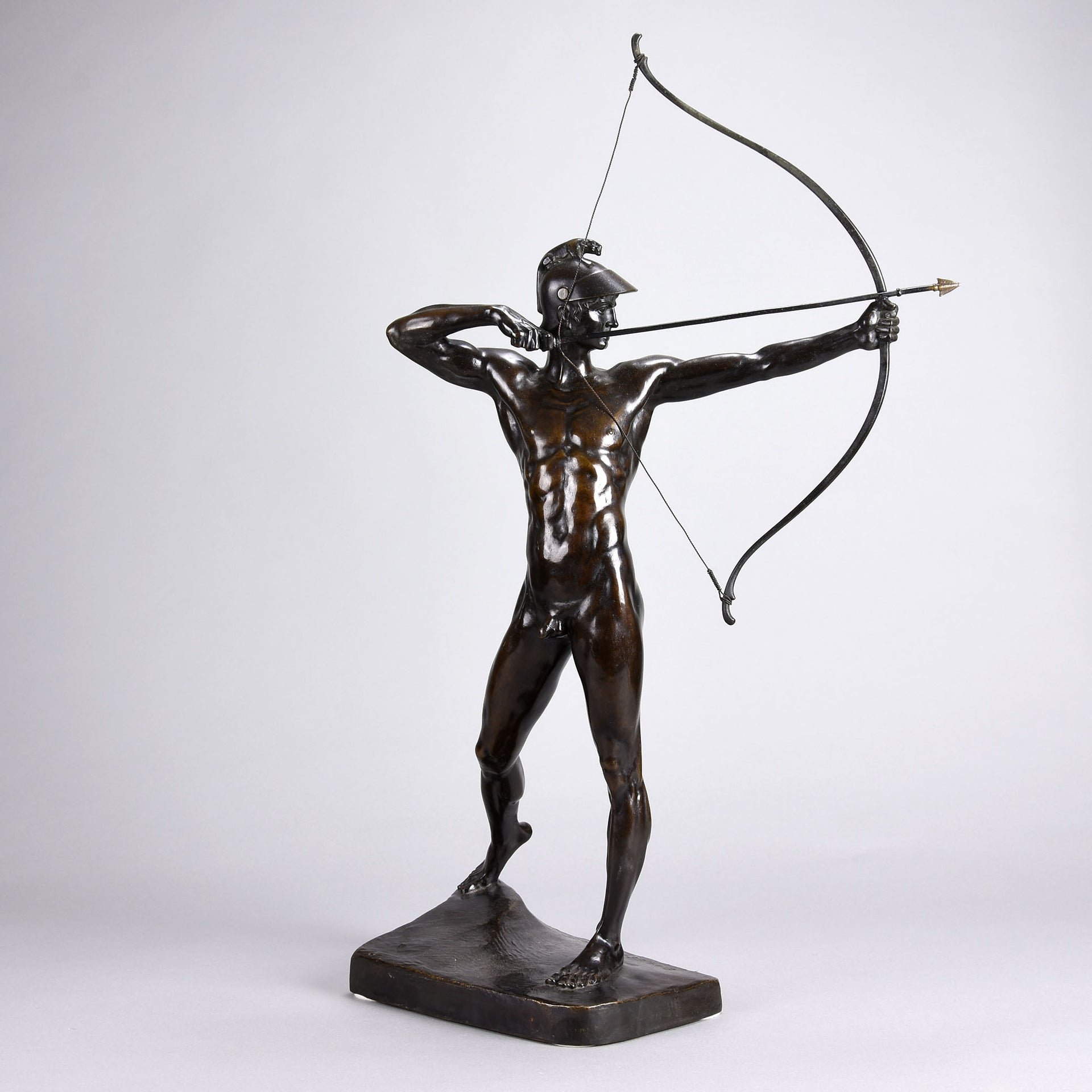 Bogenschutze - Art Deco Bronze Sculptures - E M Geiger