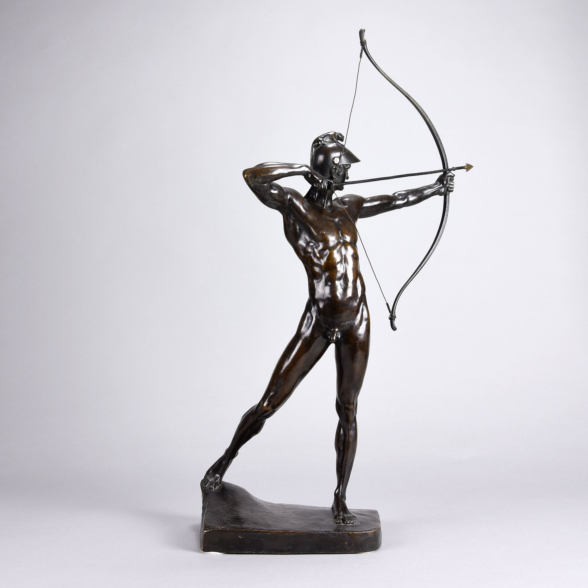 Bogenschutze - Art Deco Bronze Sculptures - E M Geiger
