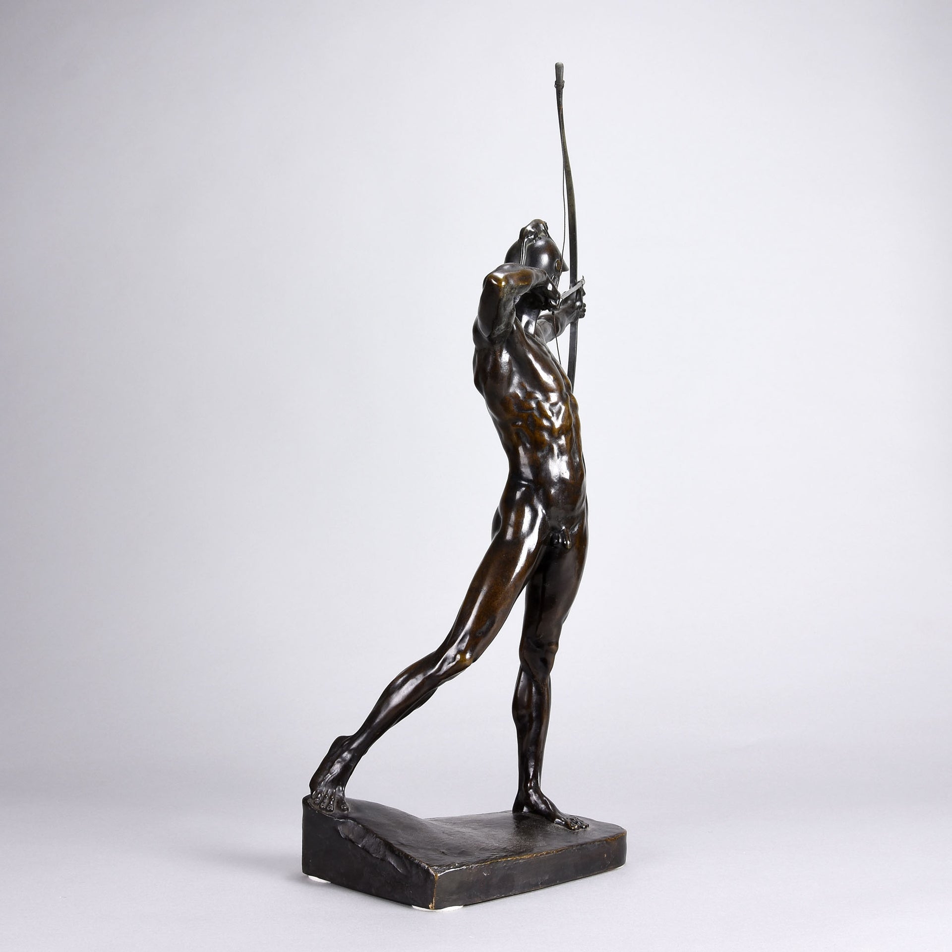 Bogenschutze - Art Deco Bronze Sculptures - E M Geiger