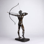 Bogenschutze - Art Deco Bronze Sculptures - E M Geiger