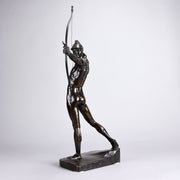 Bogenschutze - Art Deco Bronze Sculptures - E M Geiger