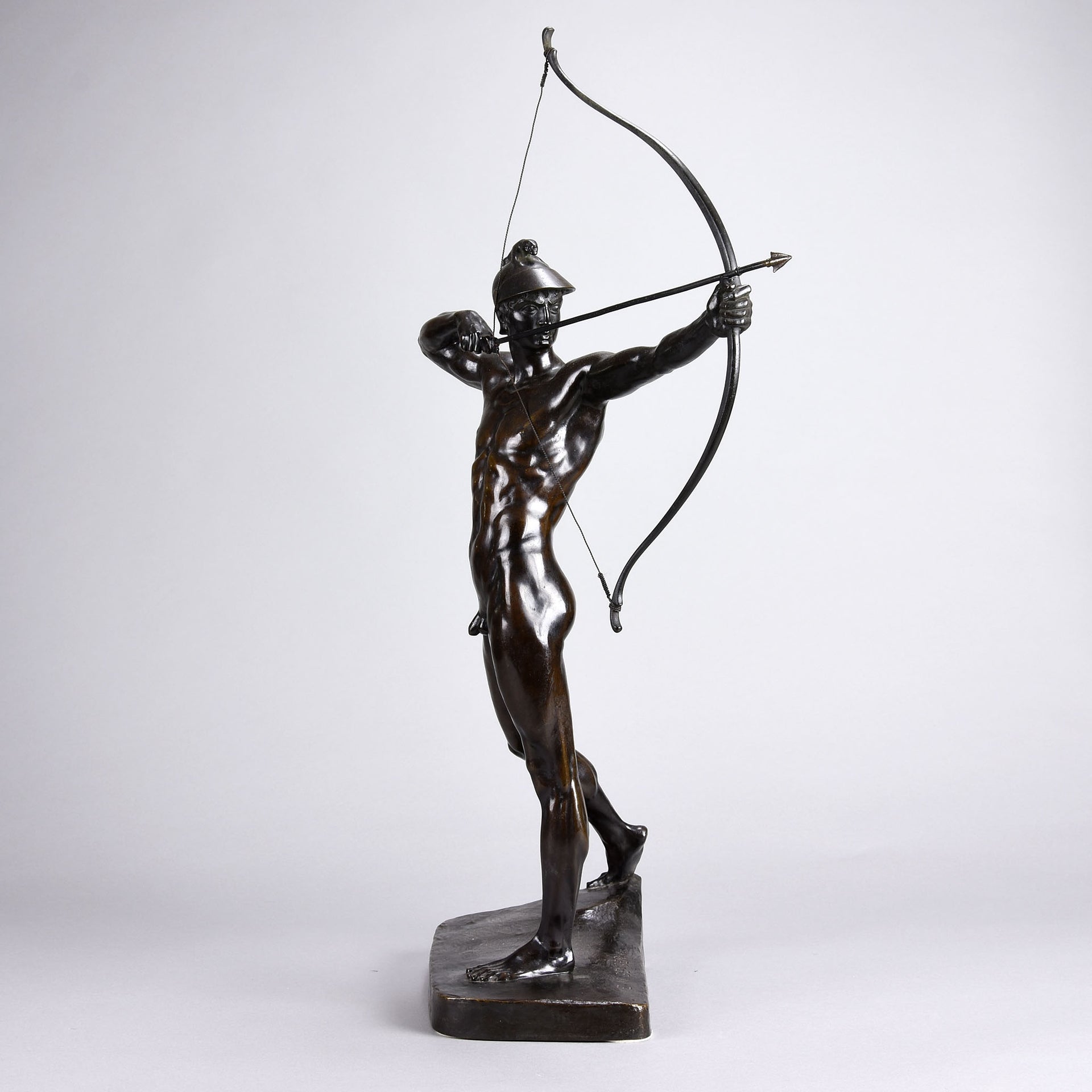 Bogenschutze - Art Deco Bronze Sculptures - E M Geiger
