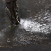 Bogenschutze - Art Deco Bronze Sculptures - E M Geiger