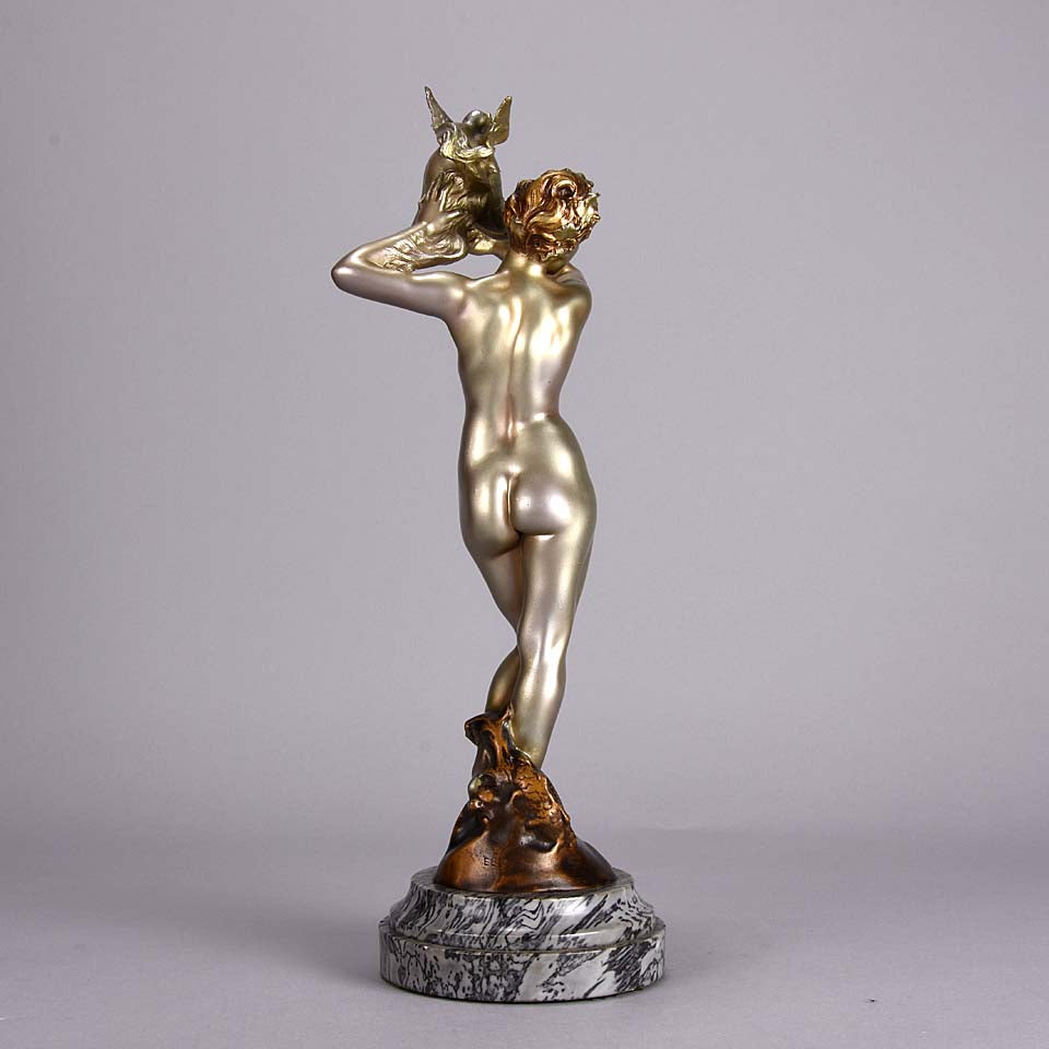 Emmanuel Hannaux Bronze - Walkyrie - Hickmet Fine Arts