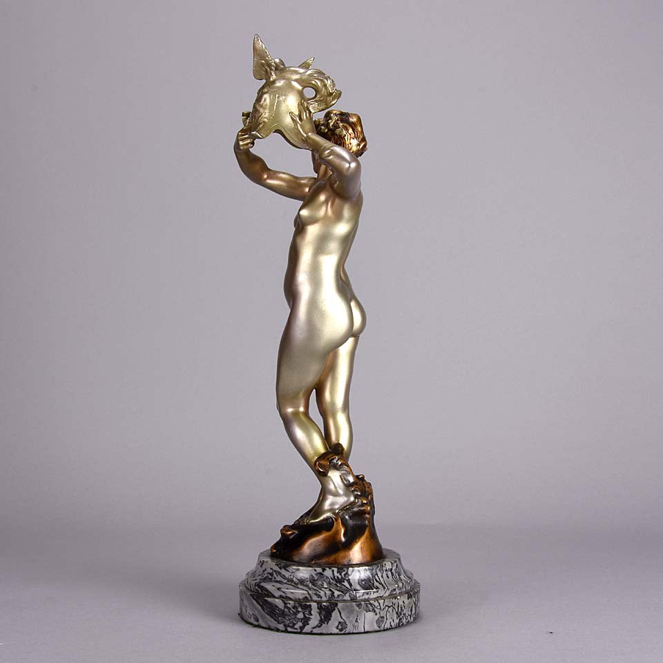 Emmanuel Hannaux Bronze - Walkyrie - Hickmet Fine Arts